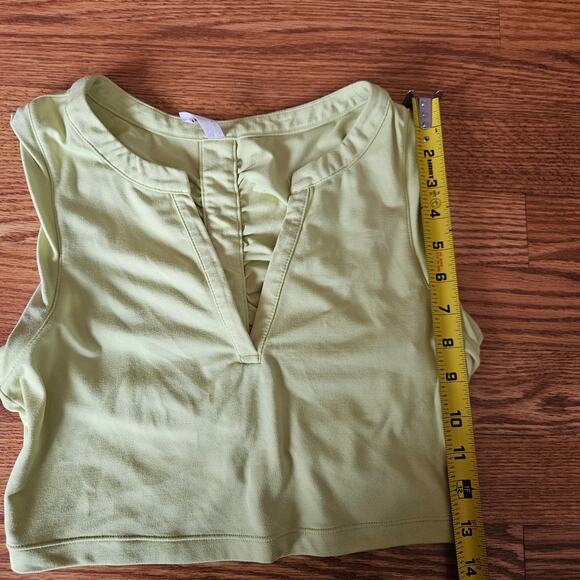 FP Free People Movement Green Tank Crop Top Size Small - Picture 6 of 6